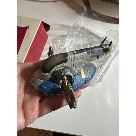 Star Wars Hallmark keepsake ornament slave 1 starfighter attack of the clones - Picture 8 of 12